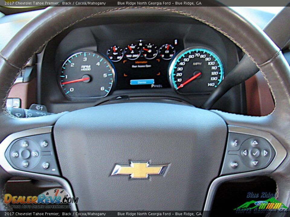 2017 Chevrolet Tahoe Premier Black / Cocoa/Mahogany Photo #20