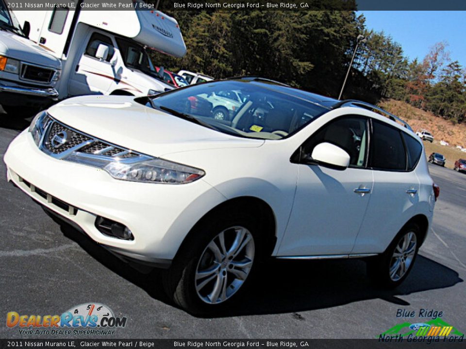 2011 Nissan Murano LE Glacier White Pearl / Beige Photo #21