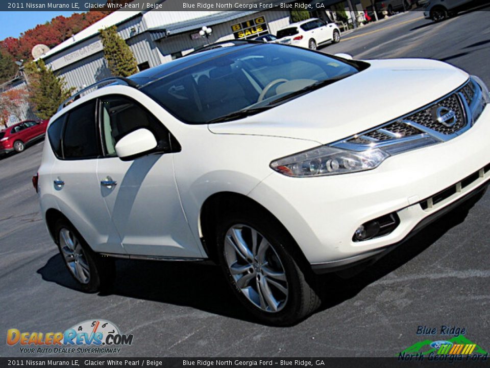 2011 Nissan Murano LE Glacier White Pearl / Beige Photo #22