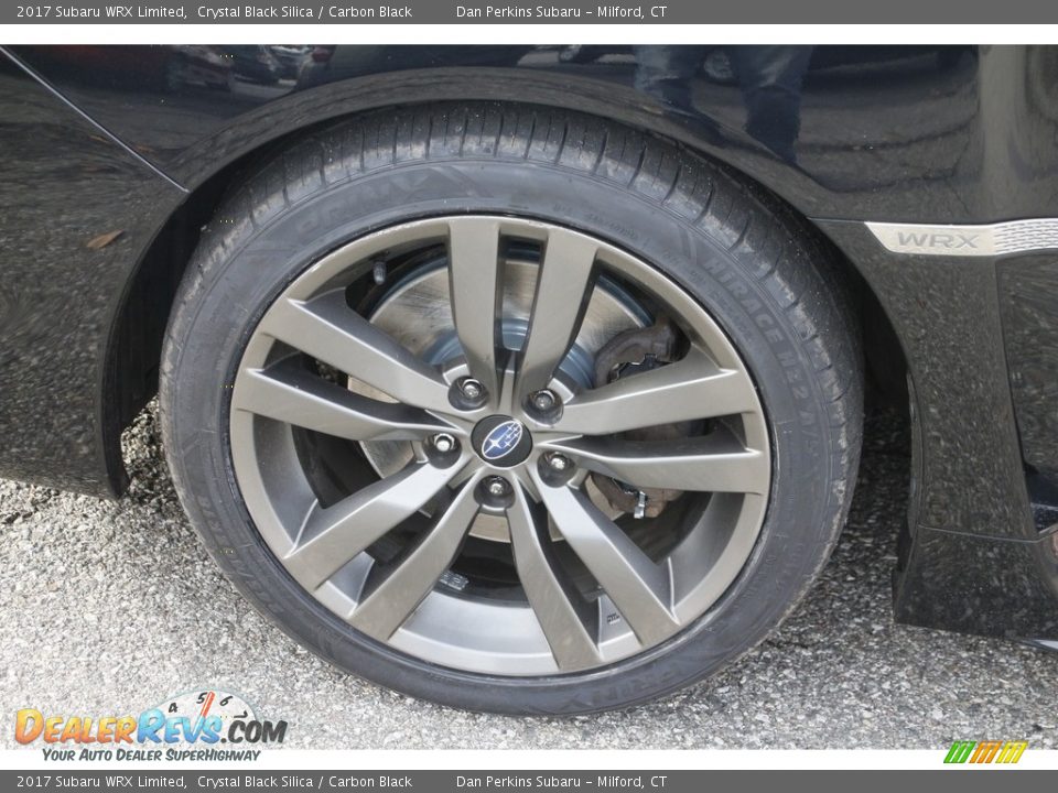 2017 Subaru WRX Limited Crystal Black Silica / Carbon Black Photo #22