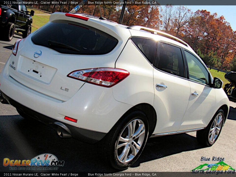 2011 Nissan Murano LE Glacier White Pearl / Beige Photo #23