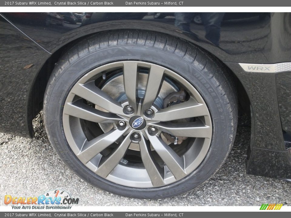2017 Subaru WRX Limited Crystal Black Silica / Carbon Black Photo #23