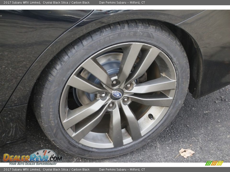 2017 Subaru WRX Limited Crystal Black Silica / Carbon Black Photo #24