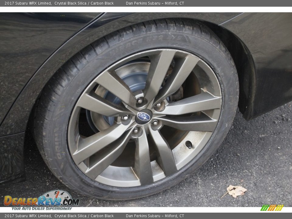 2017 Subaru WRX Limited Crystal Black Silica / Carbon Black Photo #25