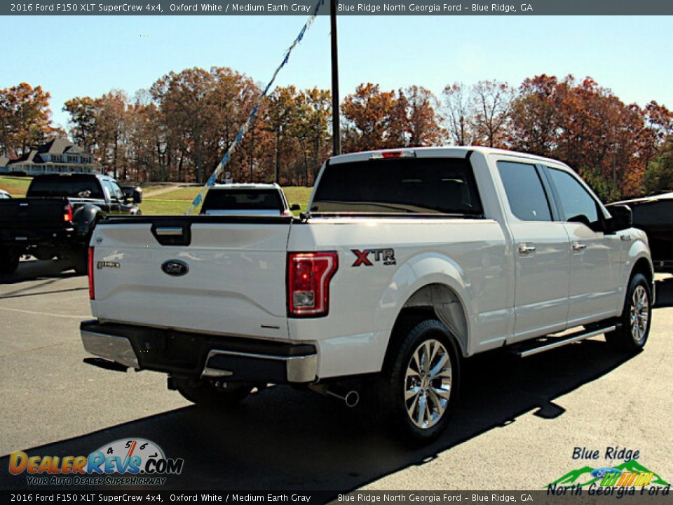 2016 Ford F150 XLT SuperCrew 4x4 Oxford White / Medium Earth Gray Photo #5