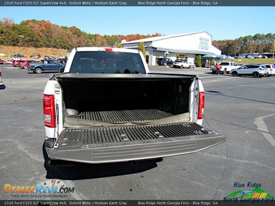 2016 Ford F150 XLT SuperCrew 4x4 Oxford White / Medium Earth Gray Photo #14