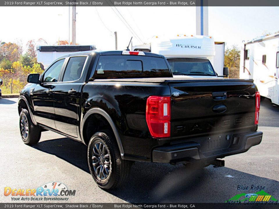 2019 Ford Ranger XLT SuperCrew Shadow Black / Ebony Photo #3