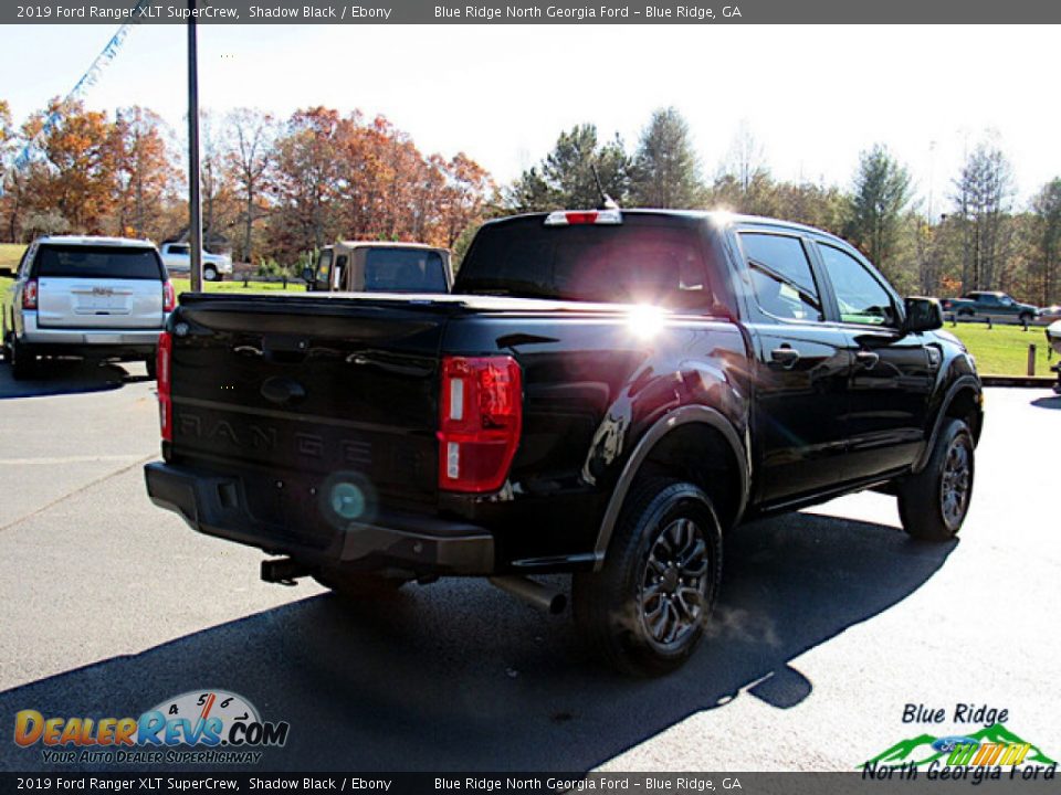 2019 Ford Ranger XLT SuperCrew Shadow Black / Ebony Photo #5