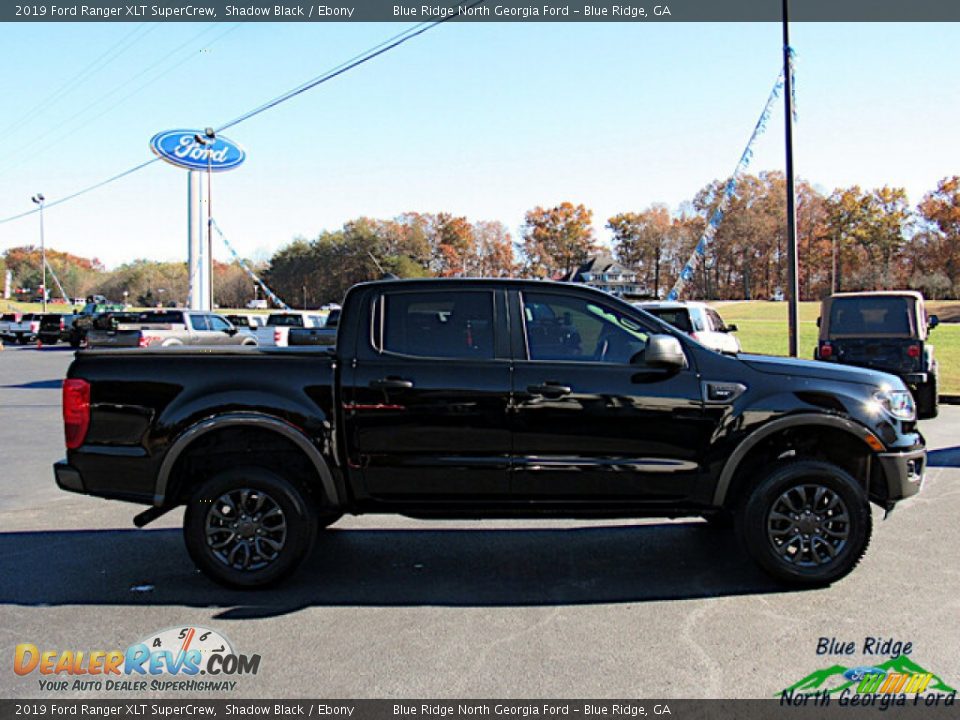 2019 Ford Ranger XLT SuperCrew Shadow Black / Ebony Photo #6