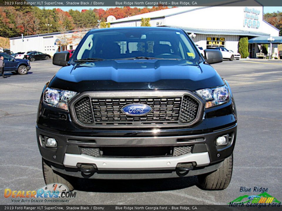 2019 Ford Ranger XLT SuperCrew Shadow Black / Ebony Photo #8