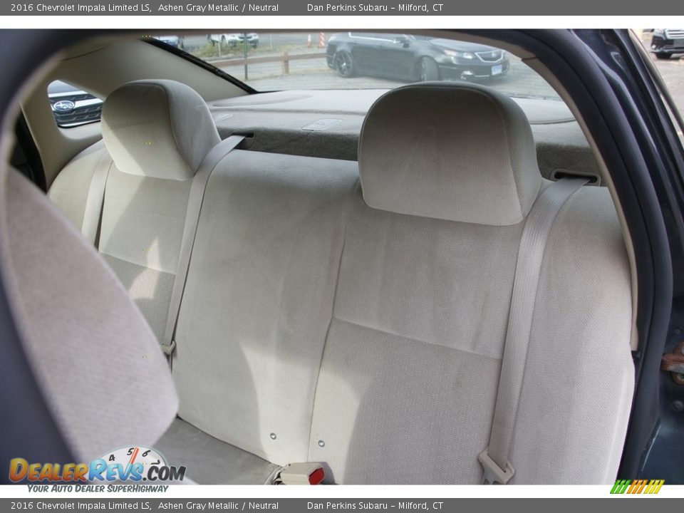 Rear Seat of 2016 Chevrolet Impala Limited LS Photo #12