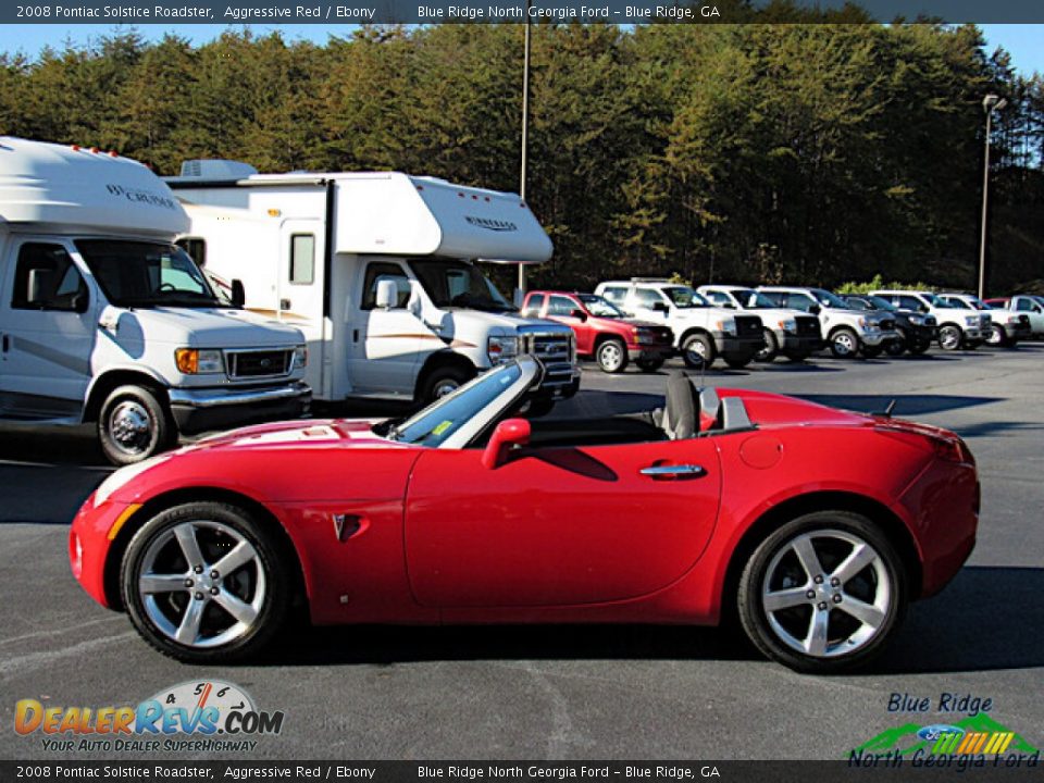 2008 Pontiac Solstice Roadster Aggressive Red / Ebony Photo #2