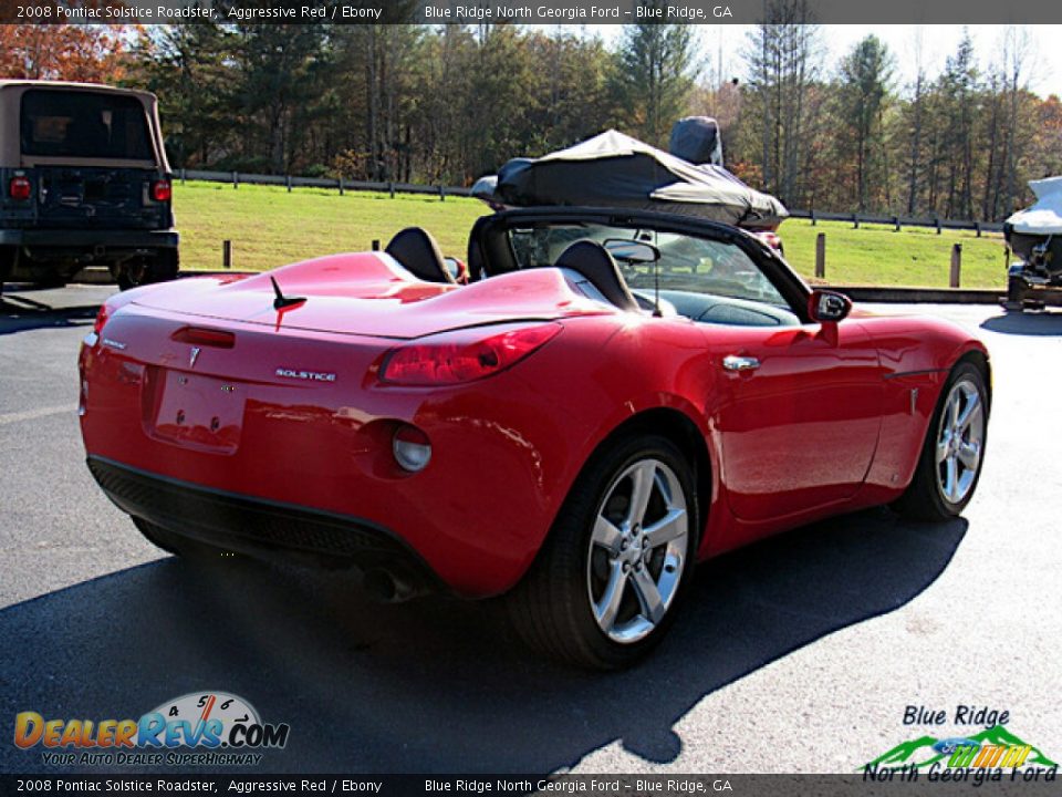 2008 Pontiac Solstice Roadster Aggressive Red / Ebony Photo #5