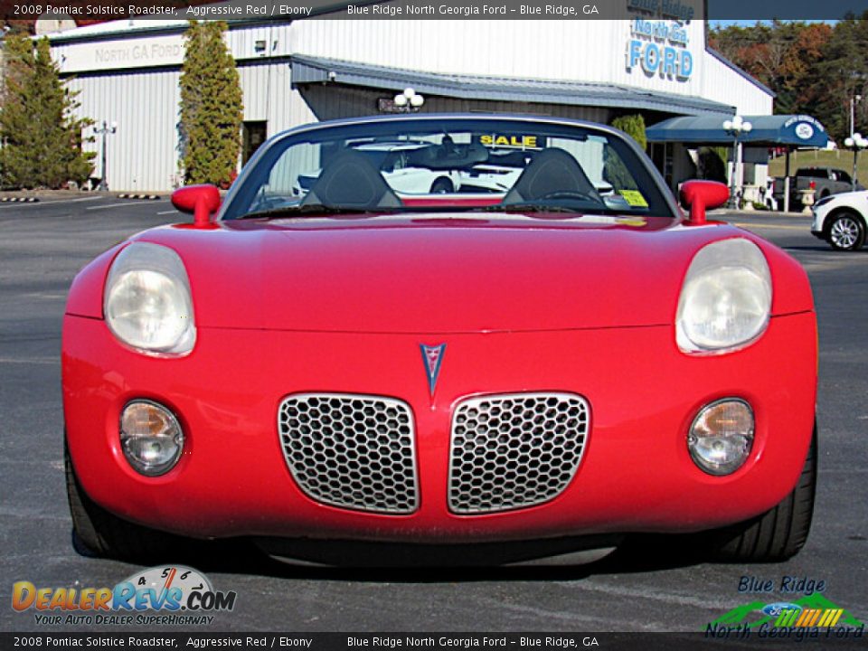 2008 Pontiac Solstice Roadster Aggressive Red / Ebony Photo #8