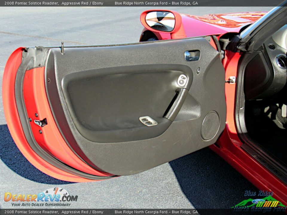2008 Pontiac Solstice Roadster Aggressive Red / Ebony Photo #9