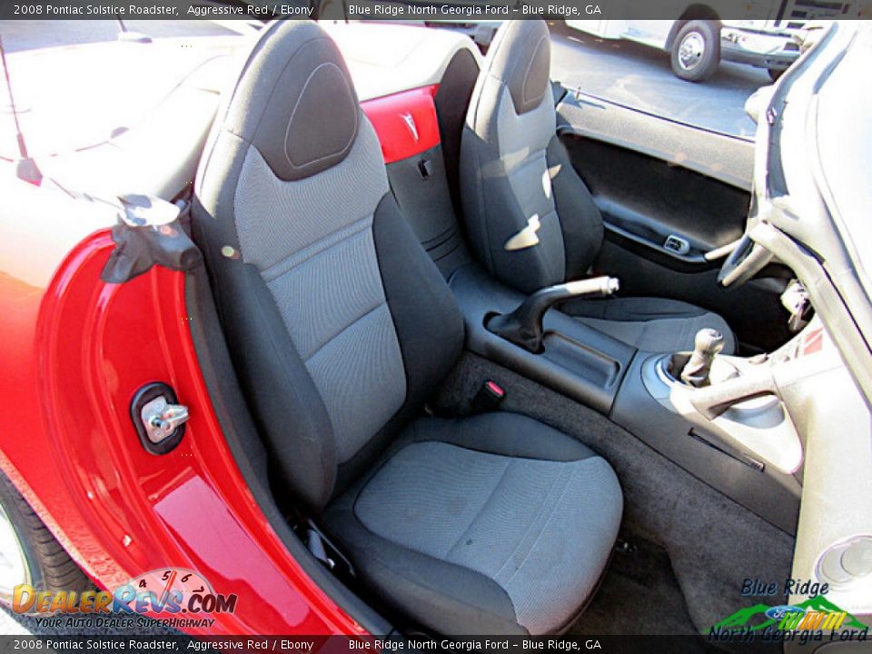 2008 Pontiac Solstice Roadster Aggressive Red / Ebony Photo #11