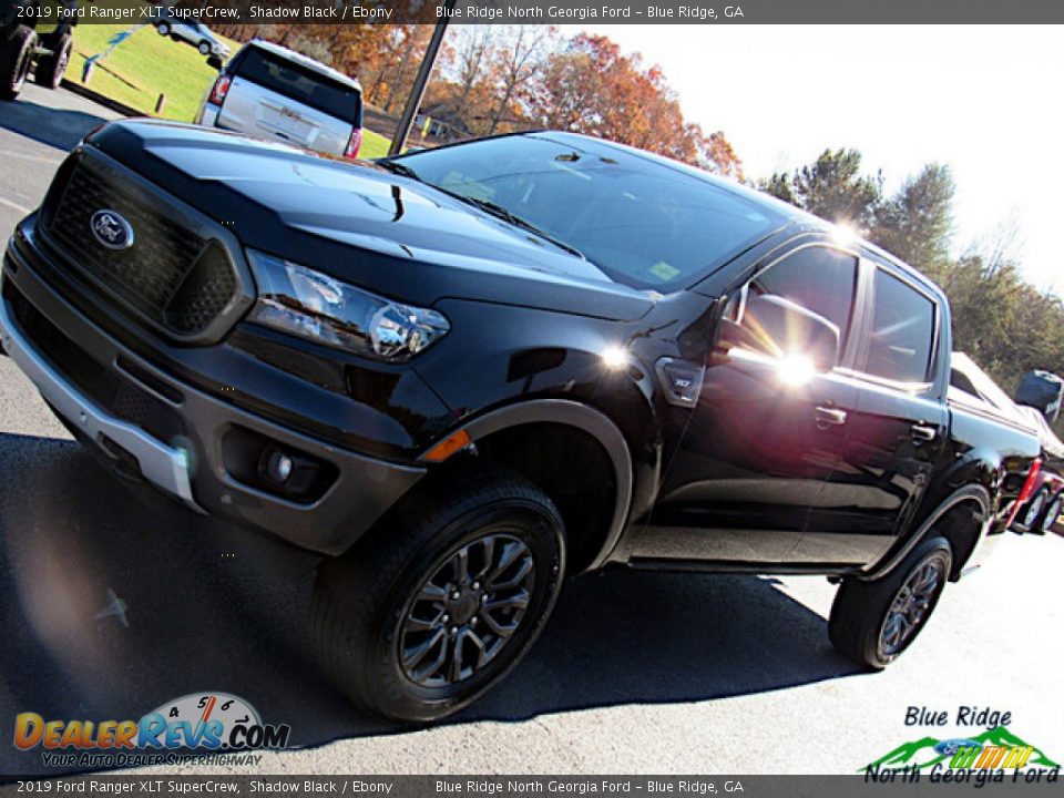 2019 Ford Ranger XLT SuperCrew Shadow Black / Ebony Photo #27