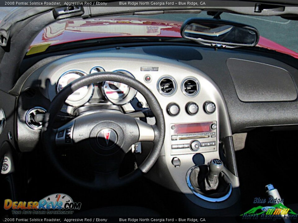 2008 Pontiac Solstice Roadster Aggressive Red / Ebony Photo #12
