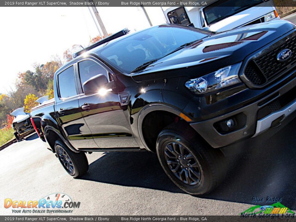 2019 Ford Ranger XLT SuperCrew Shadow Black / Ebony Photo #28