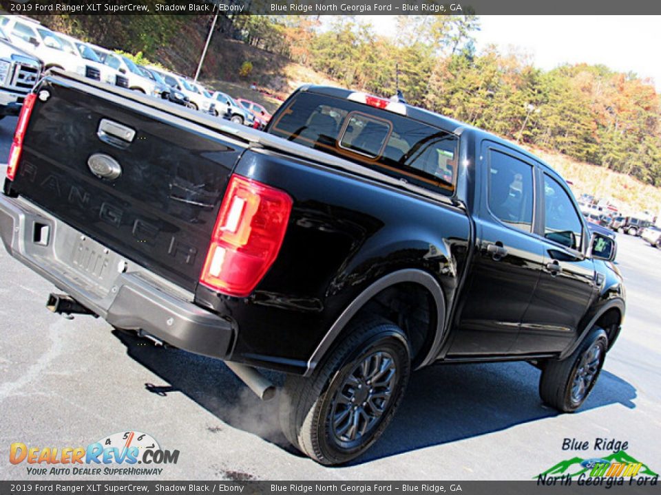 2019 Ford Ranger XLT SuperCrew Shadow Black / Ebony Photo #29