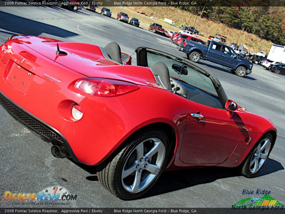 2008 Pontiac Solstice Roadster Aggressive Red / Ebony Photo #18