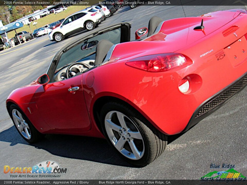 2008 Pontiac Solstice Roadster Aggressive Red / Ebony Photo #19
