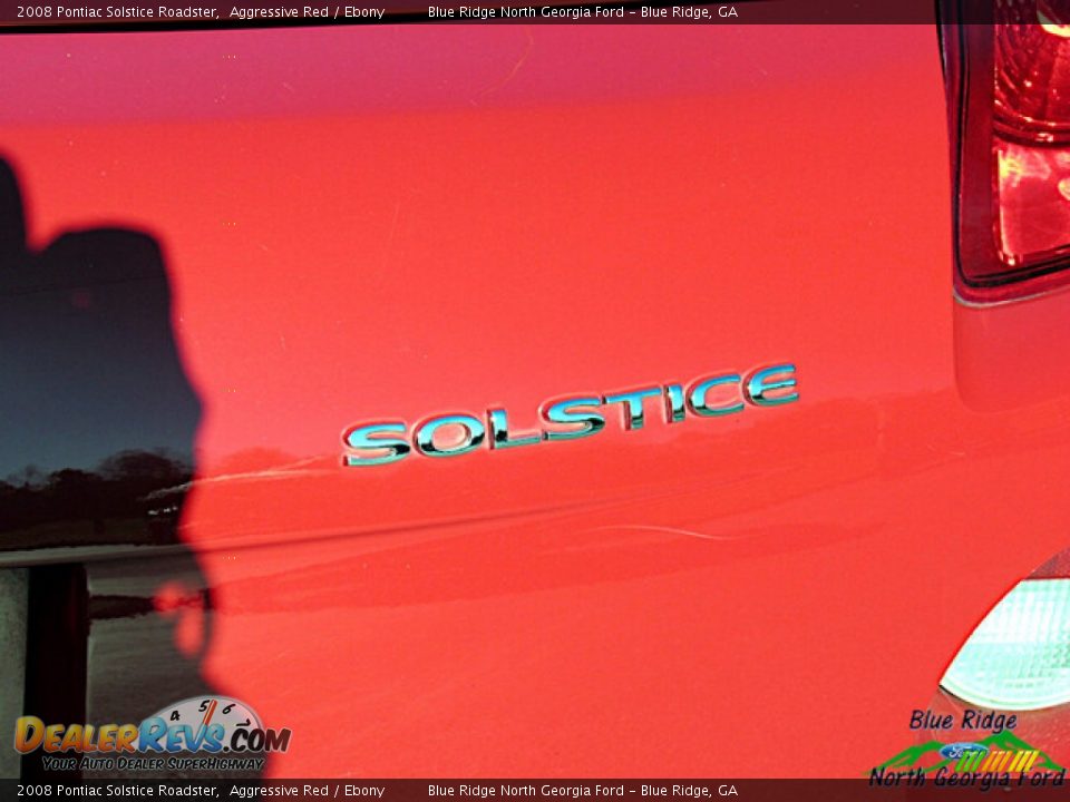 2008 Pontiac Solstice Roadster Aggressive Red / Ebony Photo #20