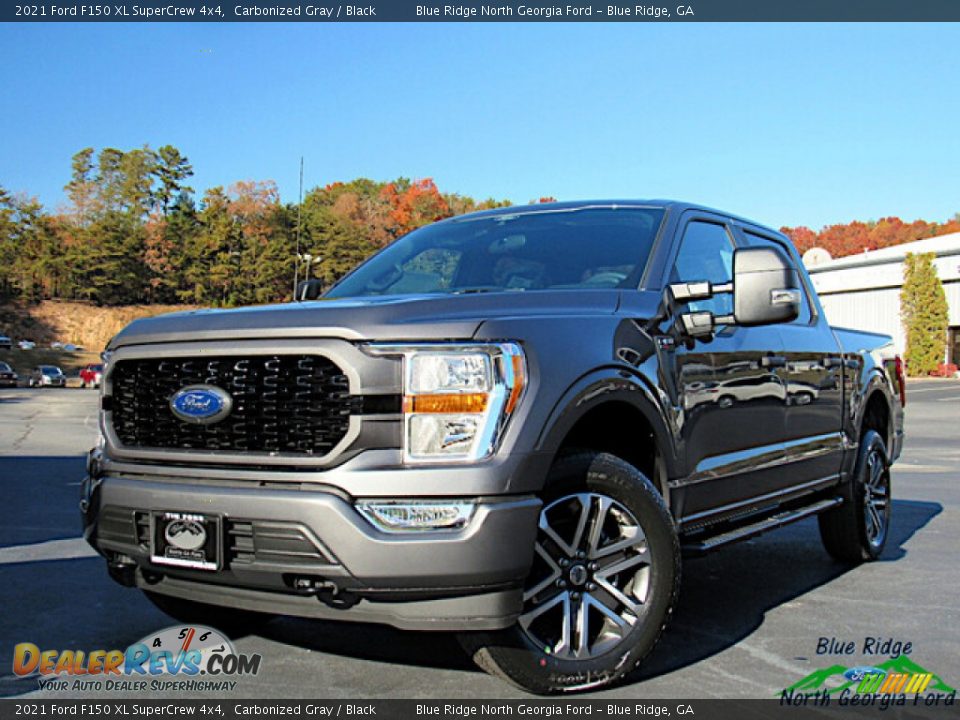 2021 Ford F150 XL SuperCrew 4x4 Carbonized Gray / Black Photo #1