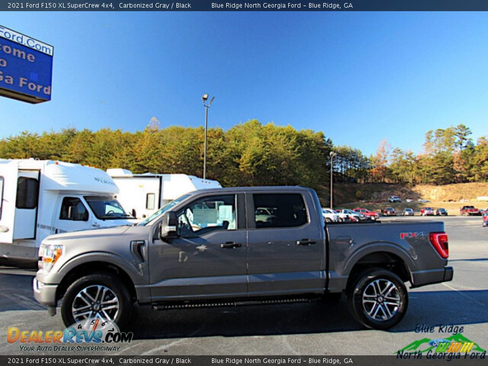 2021 Ford F150 XL SuperCrew 4x4 Carbonized Gray / Black Photo #2