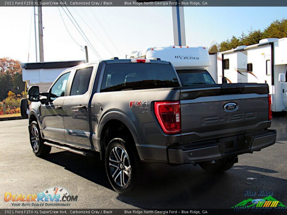 2021 Ford F150 XL SuperCrew 4x4 Carbonized Gray / Black Photo #3