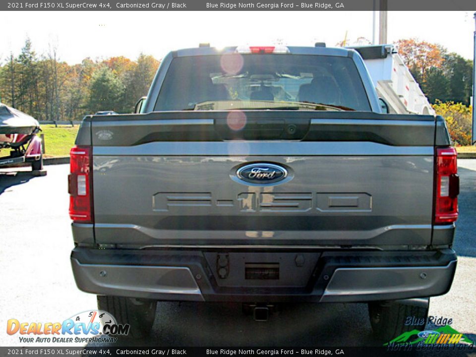 2021 Ford F150 XL SuperCrew 4x4 Carbonized Gray / Black Photo #4