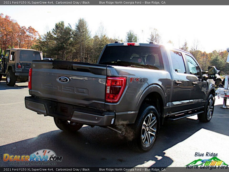 2021 Ford F150 XL SuperCrew 4x4 Carbonized Gray / Black Photo #5