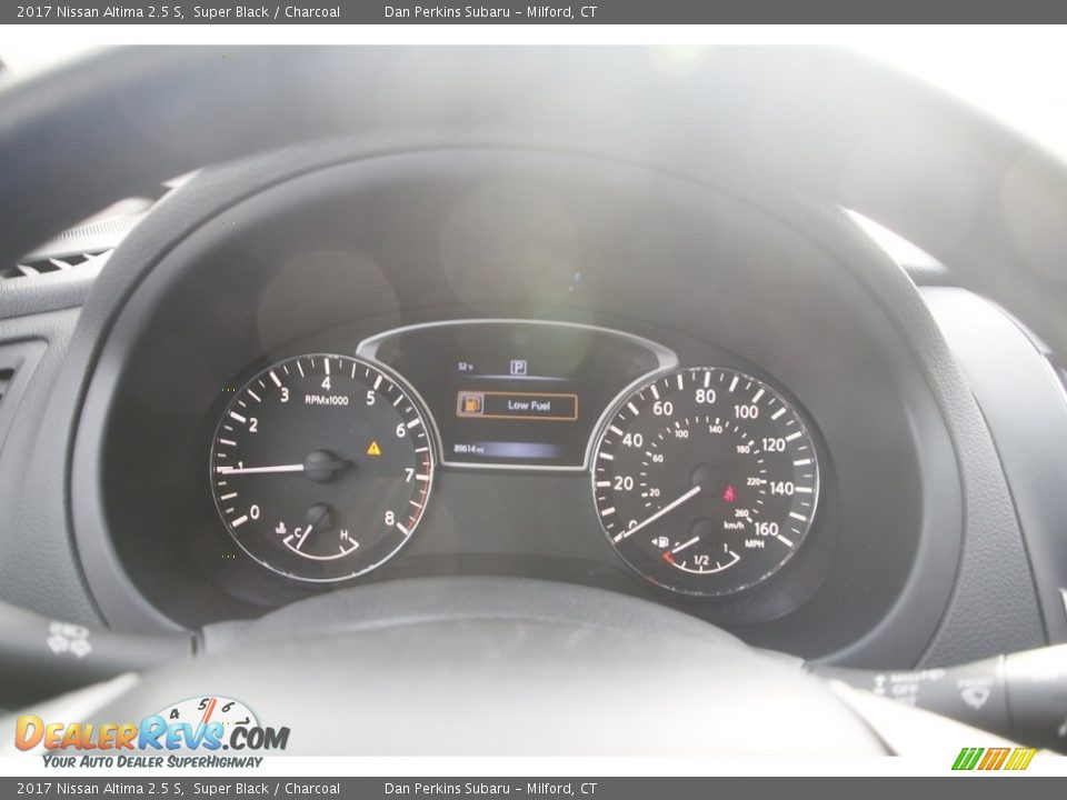 2017 Nissan Altima 2.5 S Super Black / Charcoal Photo #17