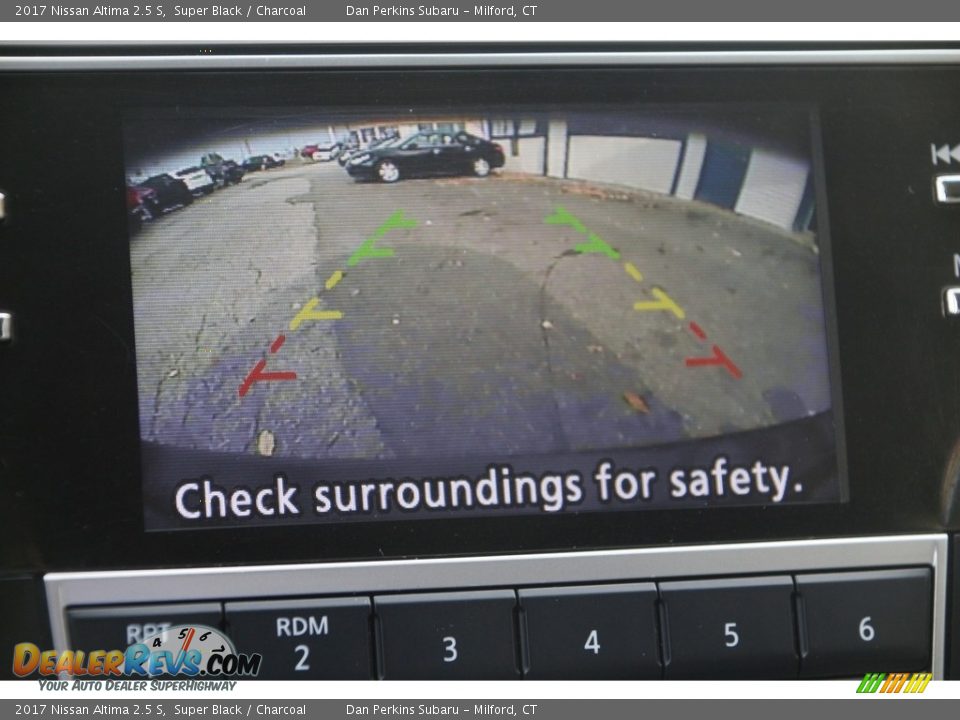 2017 Nissan Altima 2.5 S Super Black / Charcoal Photo #19