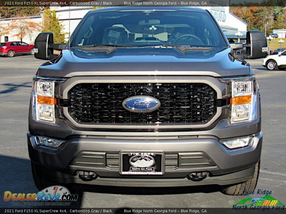 2021 Ford F150 XL SuperCrew 4x4 Carbonized Gray / Black Photo #8