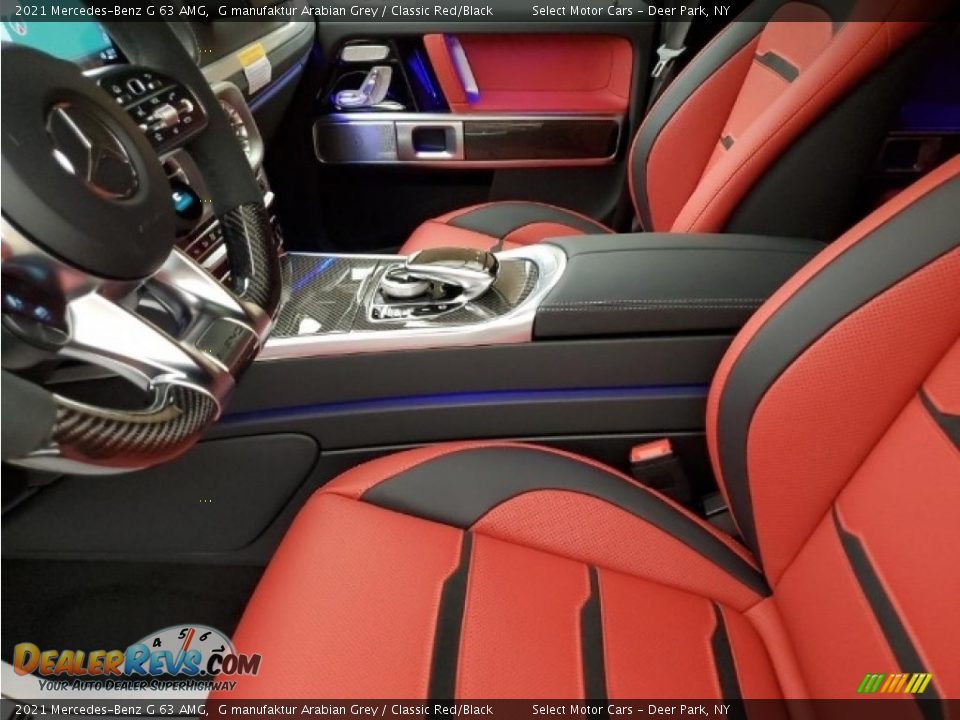 2021 Mercedes-Benz G 63 AMG G manufaktur Arabian Grey / Classic Red/Black Photo #5