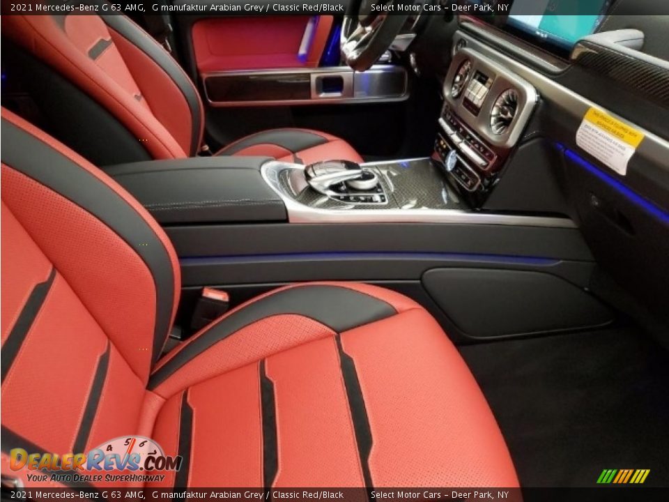2021 Mercedes-Benz G 63 AMG G manufaktur Arabian Grey / Classic Red/Black Photo #7