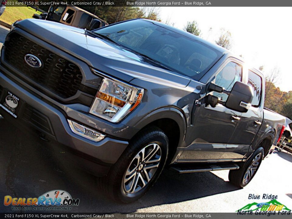 2021 Ford F150 XL SuperCrew 4x4 Carbonized Gray / Black Photo #27