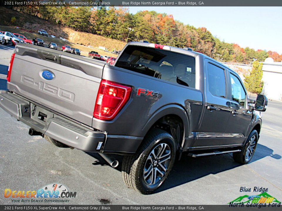 2021 Ford F150 XL SuperCrew 4x4 Carbonized Gray / Black Photo #29