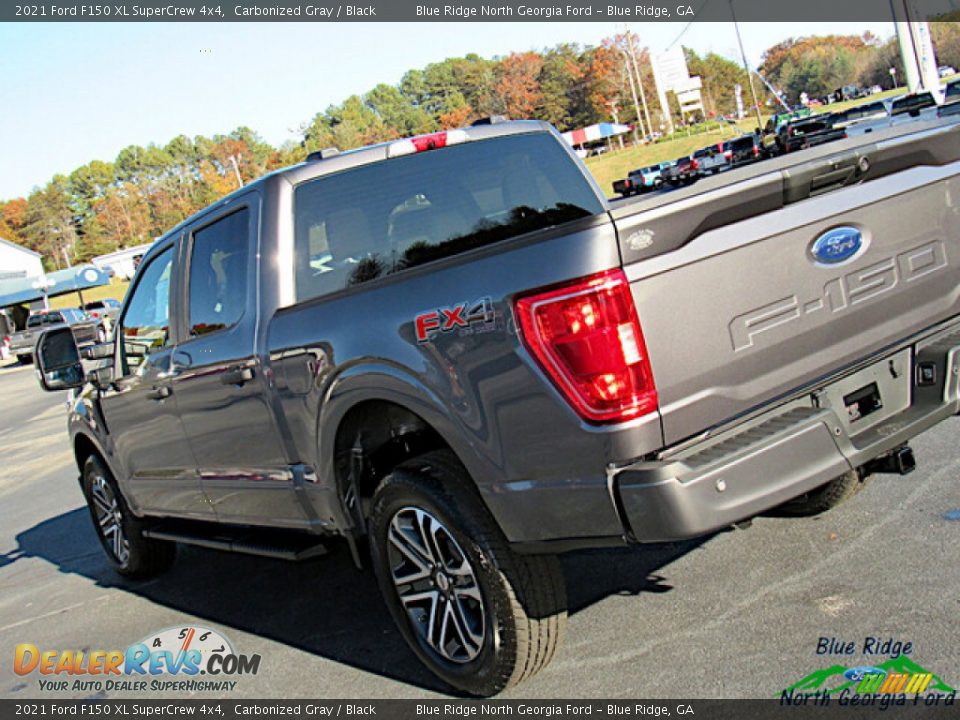 2021 Ford F150 XL SuperCrew 4x4 Carbonized Gray / Black Photo #30