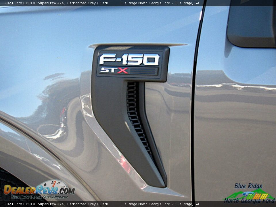 2021 Ford F150 XL SuperCrew 4x4 Carbonized Gray / Black Photo #32