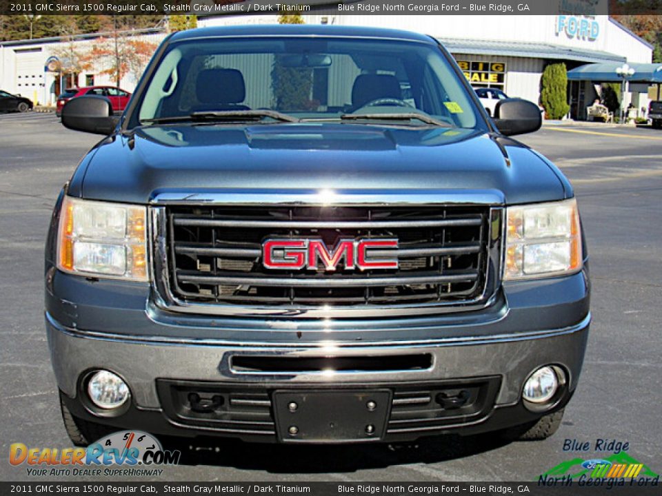 2011 GMC Sierra 1500 Regular Cab Stealth Gray Metallic / Dark Titanium Photo #8