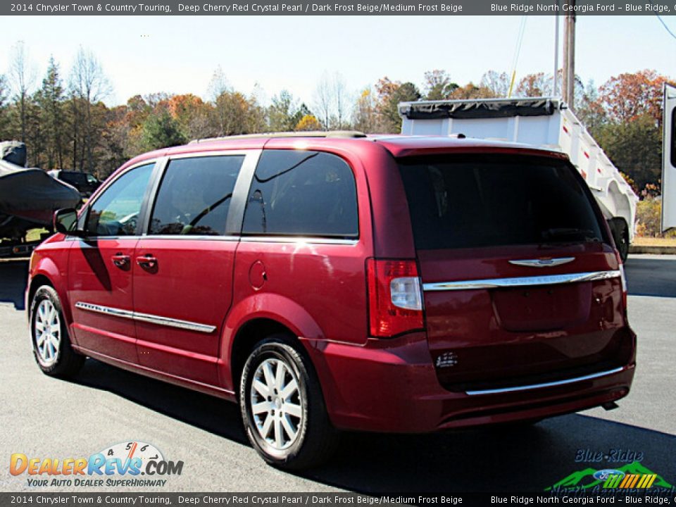 2014 Chrysler Town & Country Touring Deep Cherry Red Crystal Pearl / Dark Frost Beige/Medium Frost Beige Photo #3