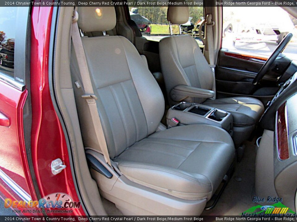 2014 Chrysler Town & Country Touring Deep Cherry Red Crystal Pearl / Dark Frost Beige/Medium Frost Beige Photo #12