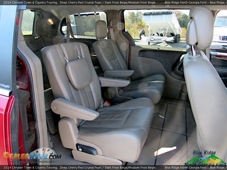 2014 Chrysler Town & Country Touring Deep Cherry Red Crystal Pearl / Dark Frost Beige/Medium Frost Beige Photo #13