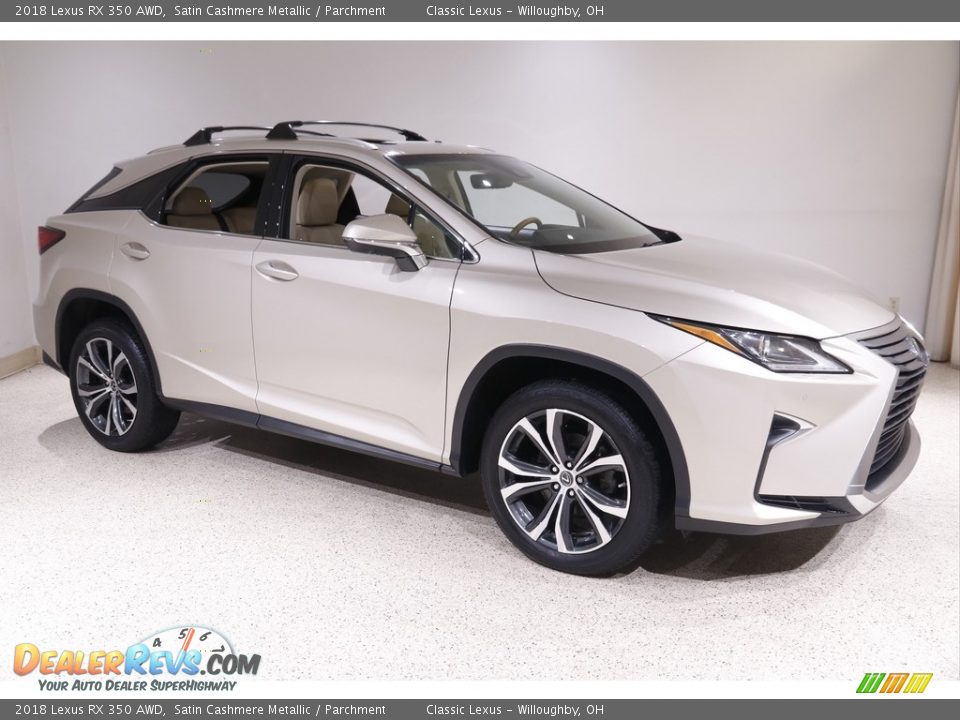 2018 Lexus RX 350 AWD Satin Cashmere Metallic / Parchment Photo #1