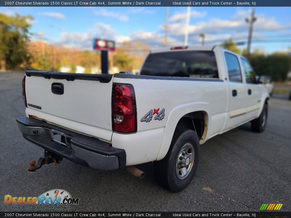 2007 Chevrolet Silverado 1500 Classic LT Crew Cab 4x4 Summit White / Dark Charcoal Photo #2