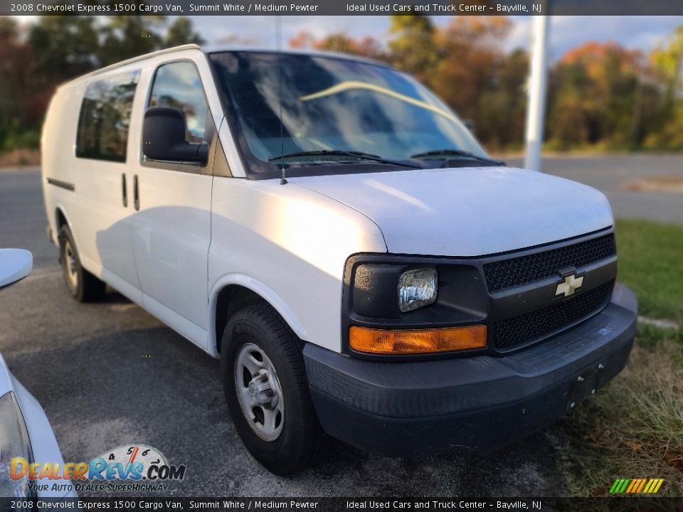 2008 Chevrolet Express 1500 Cargo Van Summit White / Medium Pewter Photo #2