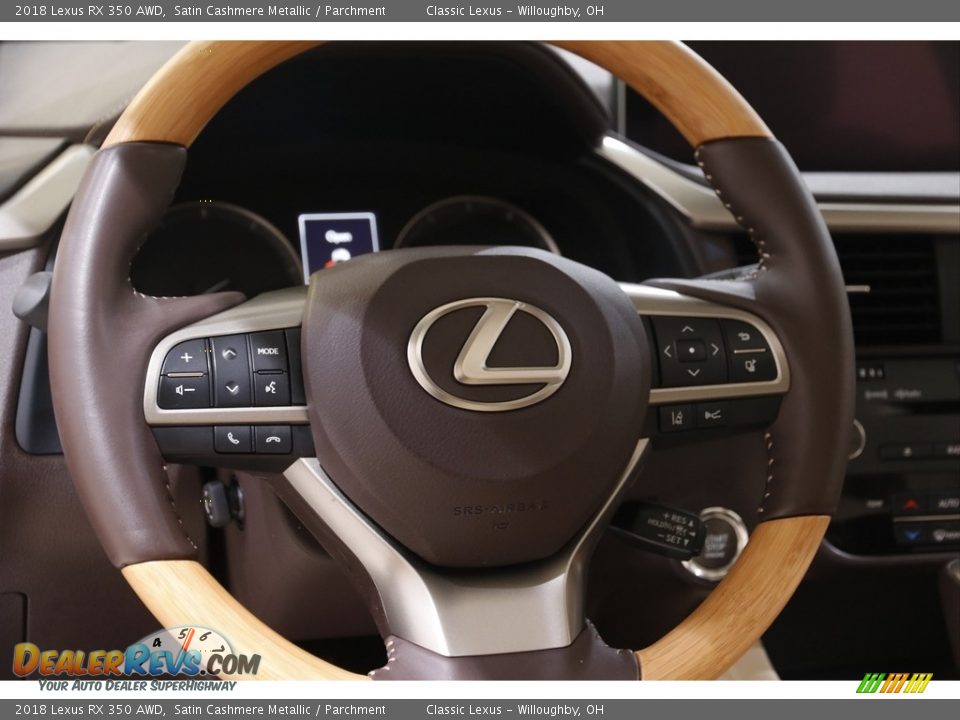 2018 Lexus RX 350 AWD Steering Wheel Photo #7