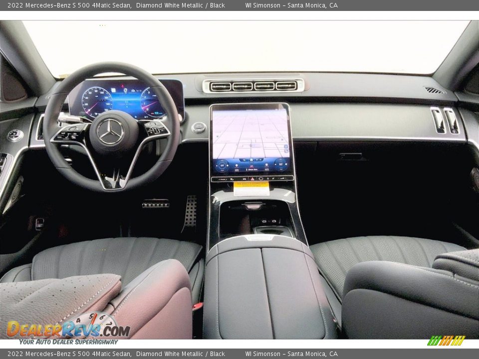 Dashboard of 2022 Mercedes-Benz S 500 4Matic Sedan Photo #6